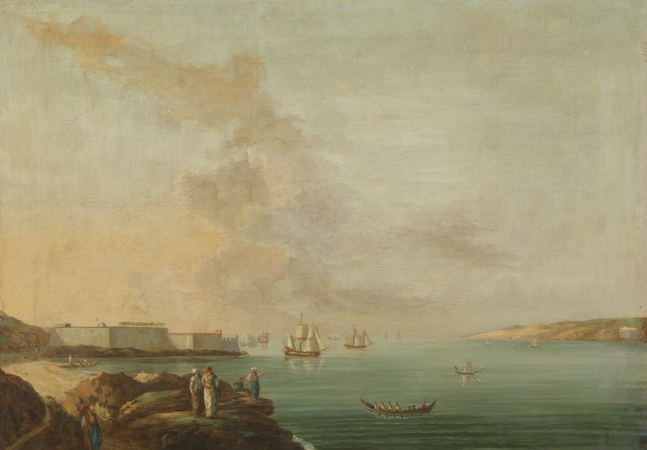 Pohled na Dardanely od Antoine van der Steen