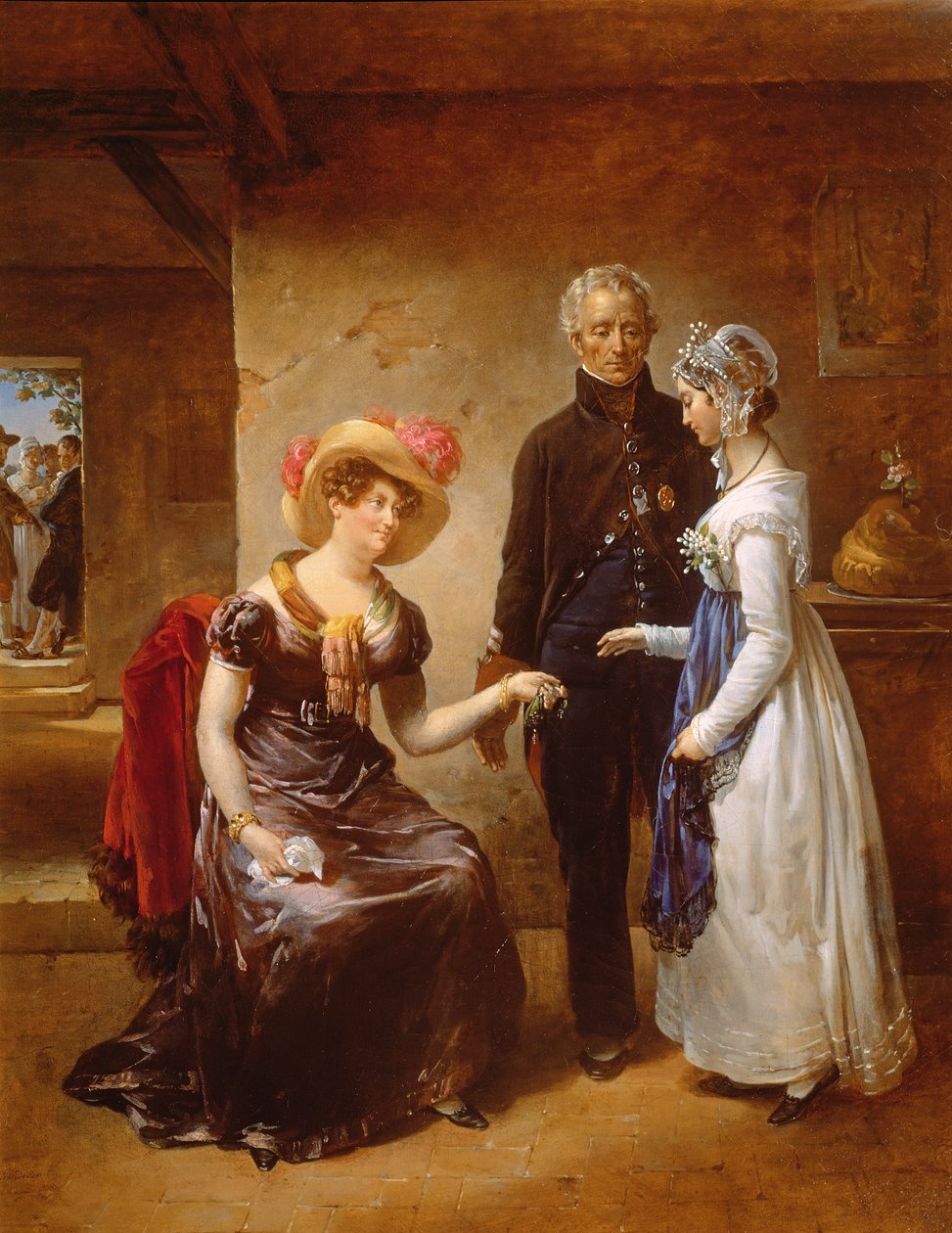 Velkorysost vévodkyně z Angouleme, 1821 od Antoinette Cecile Hortense Lescot Haudebourt