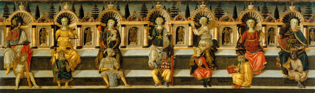 Sedm ctností od Anton Francesco dello Scheggia