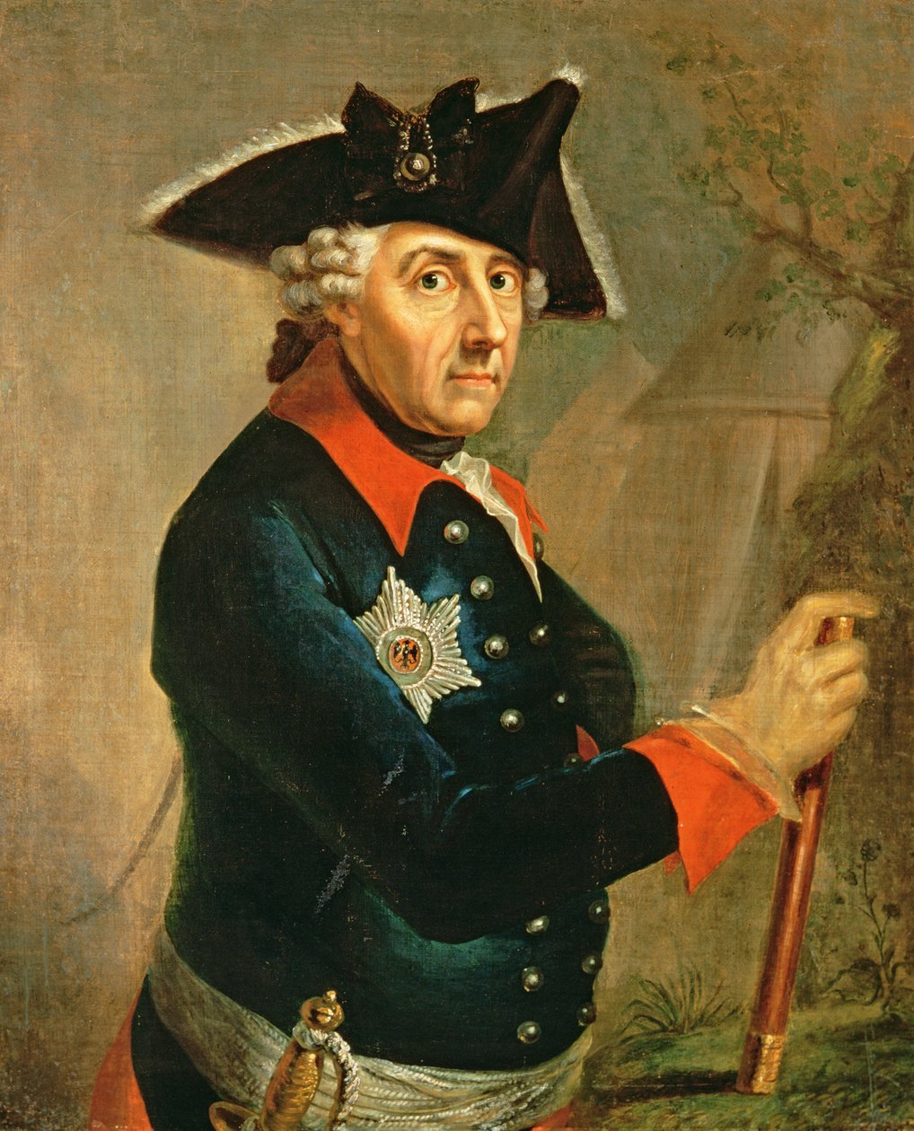 Fridrich II. Veliký z Pruska, 1764 od Anton Graff
