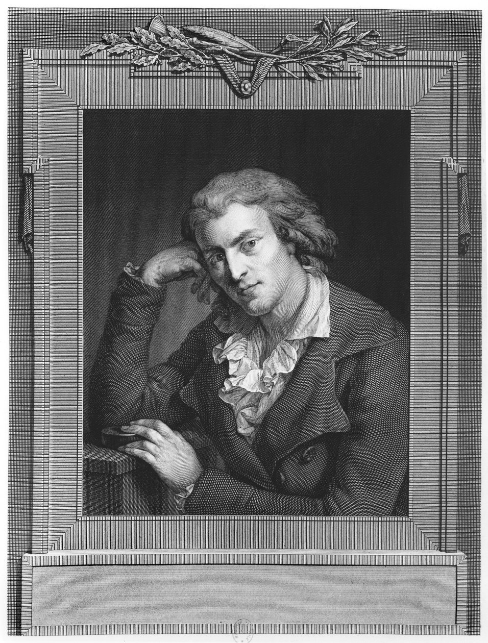 Friedrich Schiller (1759-1805) 1796 od Anton Graff