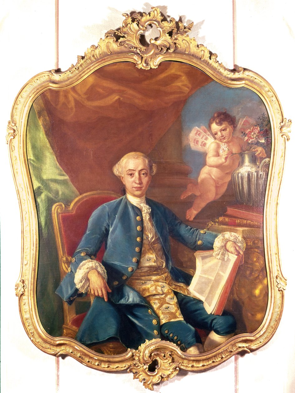 Giacomo Casanova (1725–1798) od Anton Raphael Mengs