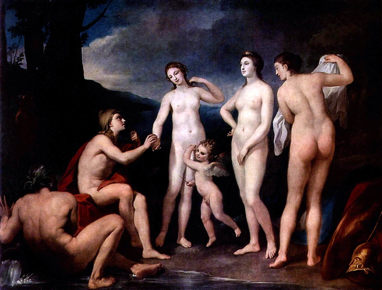 Rozsudek v Paříži od Anton Raphael Mengs