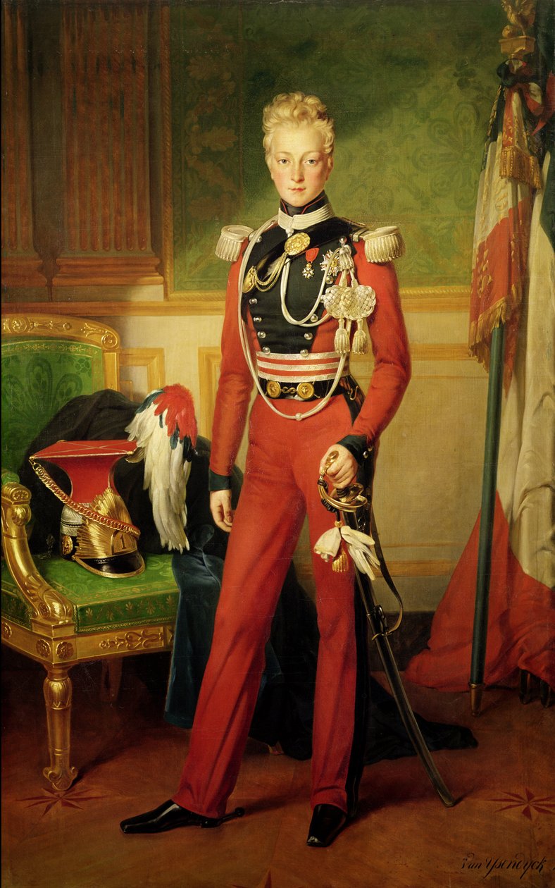Louis-Charles-Philippe Orleánský (1814-96) vévoda z Nemours, 1833 od Anton van Ysendyck