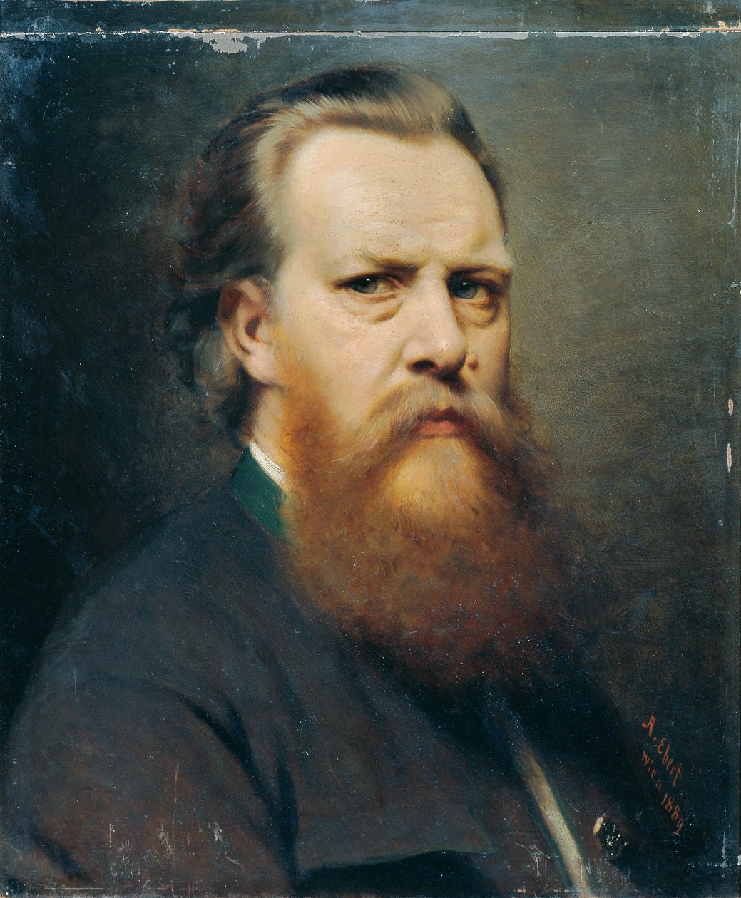 autoportrét od Anton Ebert