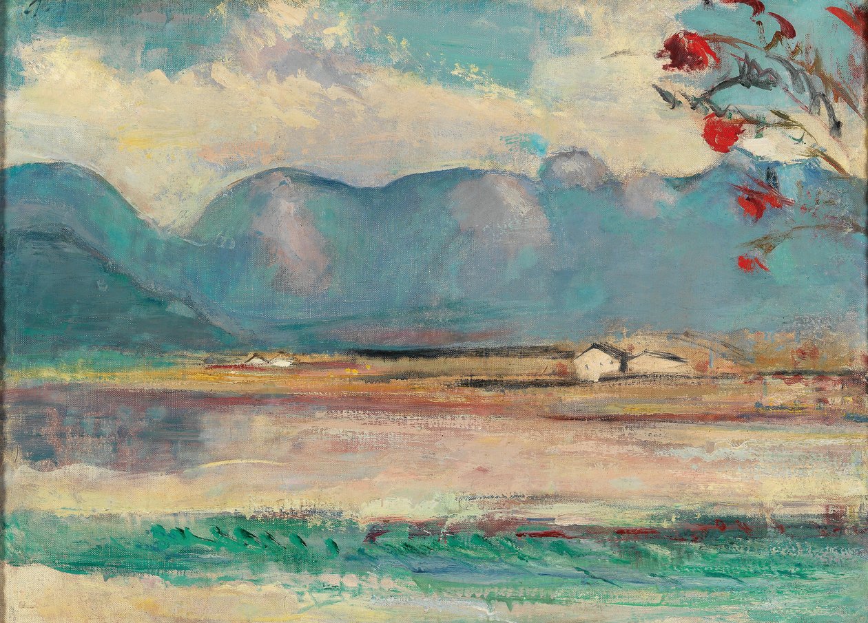 Pinzgauská krajina s Kamenným mořem, kolem roku 1916 od Anton Faistauer