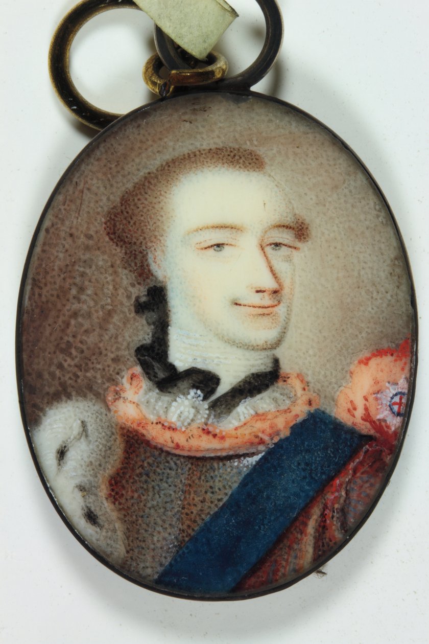 Adolphus Frederick IV vévoda z Mecklenburg-Strelitz (smalt) od Anton Friedrich (attr.to) Koenig