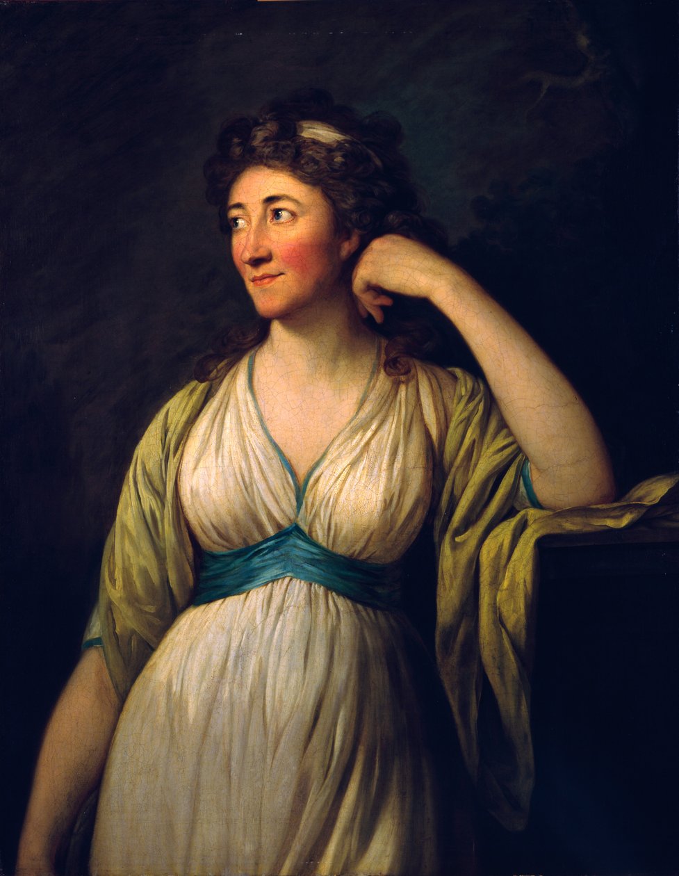 Portrét baronky Elise von der Recke, říšské hraběnky von Meden od Anton Graff