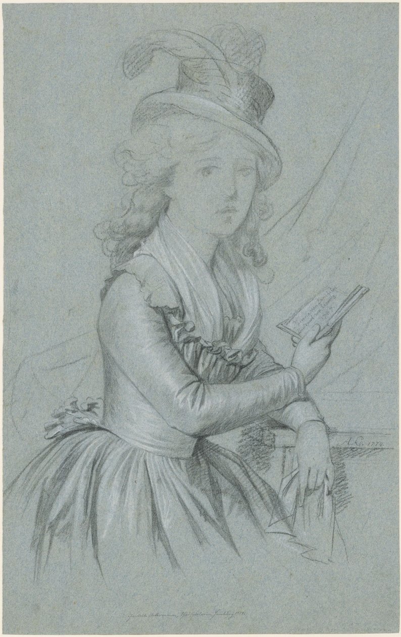 Portrét herečky Marie Magdalene Charlotte Ackermannové (1757–1775) od Anton Graff