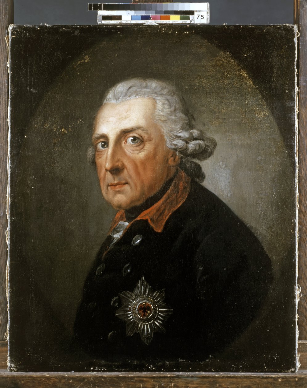 FRIEDRICH II. pruský "Veliký" Pruský král (1712-1786). od Anton Graff