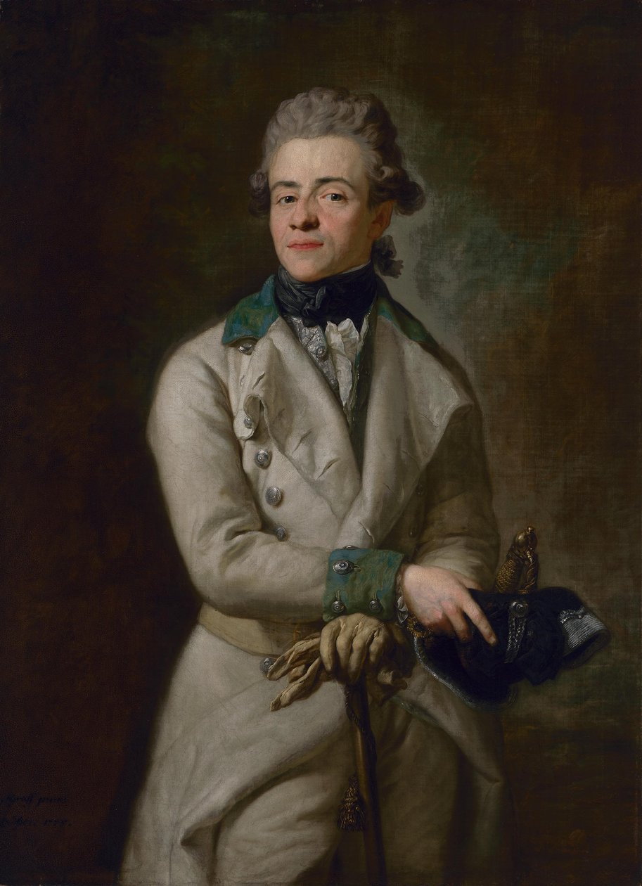 Heinrich XIII., hrabě z Reussu od Anton Graff