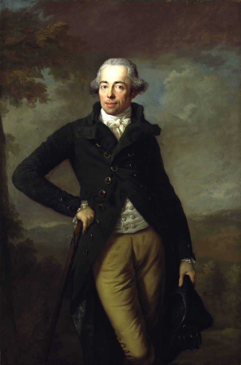Jindřich XIV Reuss starší (1749-1799) od Anton Graff