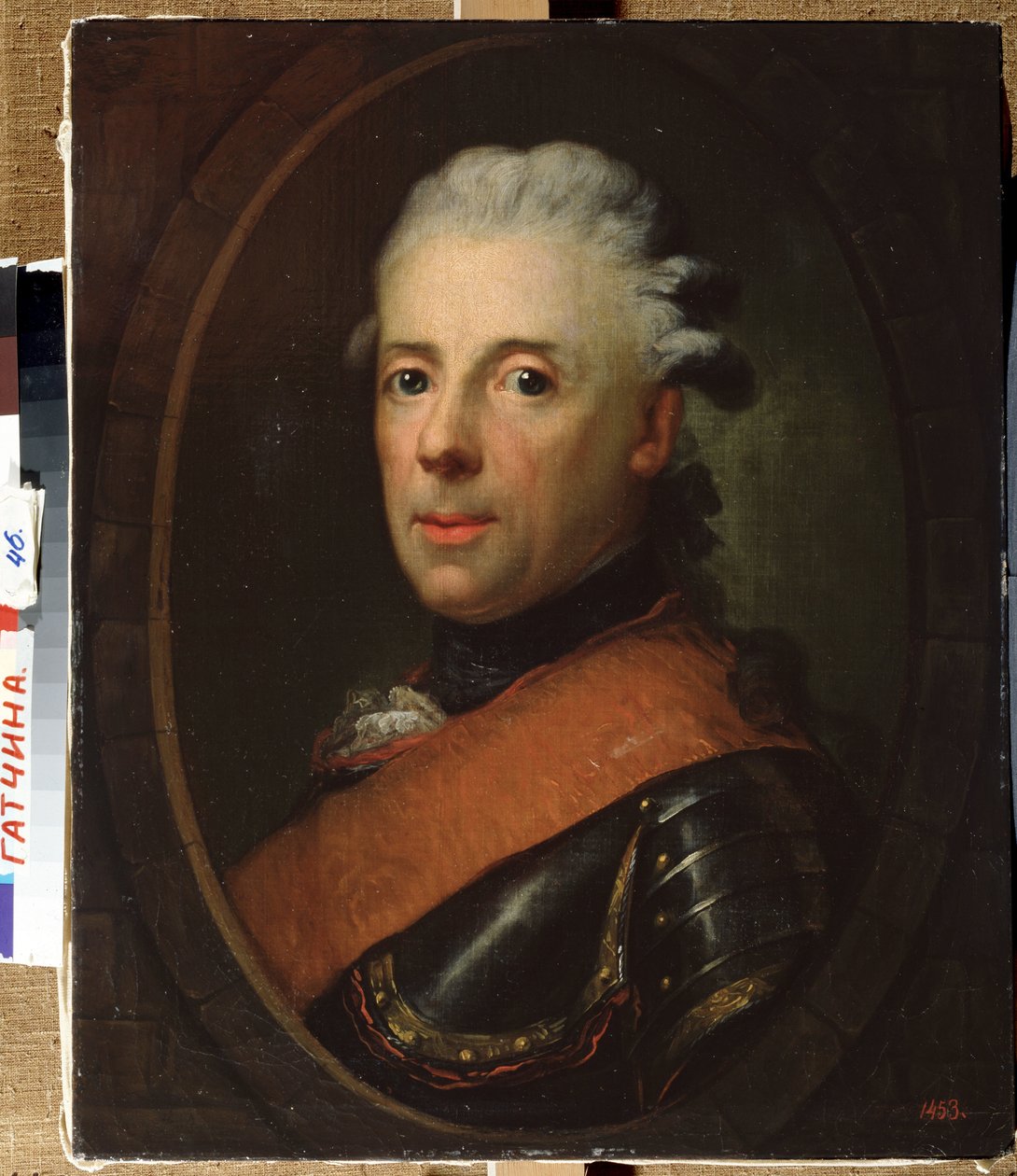 ""Portrét prince Jindřicha Pruského (1726-1802), bratra Fridricha Velikého"" Malba Antona Graffa (1736-1813) 1760-1770 Státní muzeum pod širým nebem Palác Gatchina, Petrohrad od Anton Graff