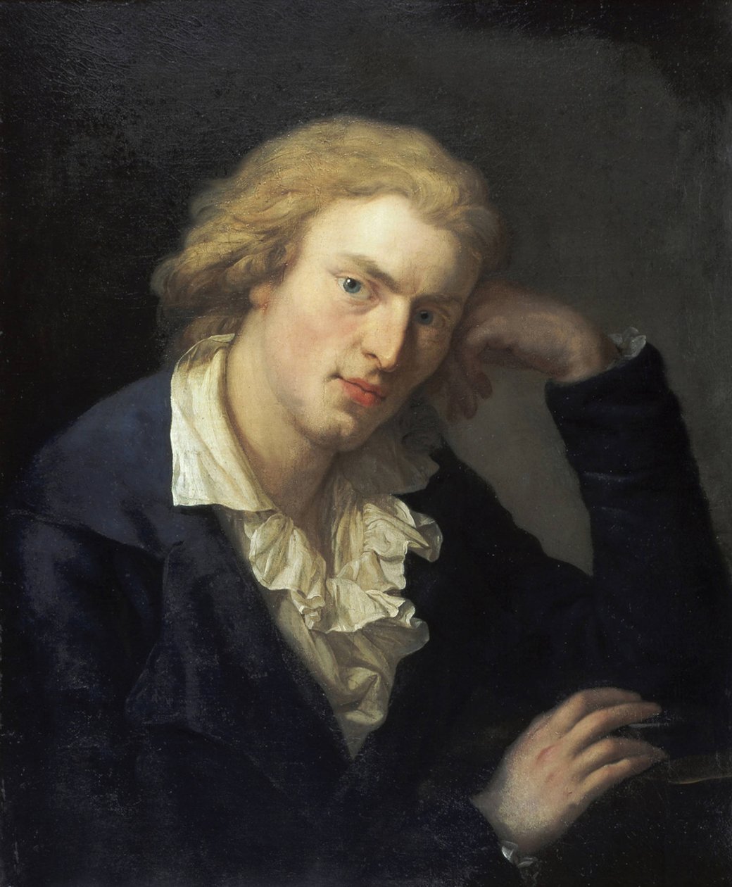 Portrét Friedricha von Schillera 1759-1805 od Anton Graff