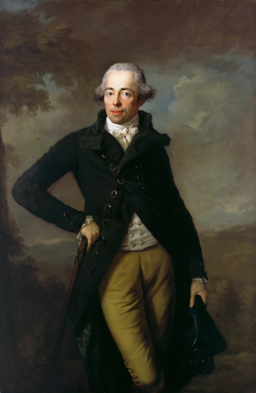 Portrét Jindřicha XIV. 1749-1799, prince z Reuss, 1789 od Anton Graff