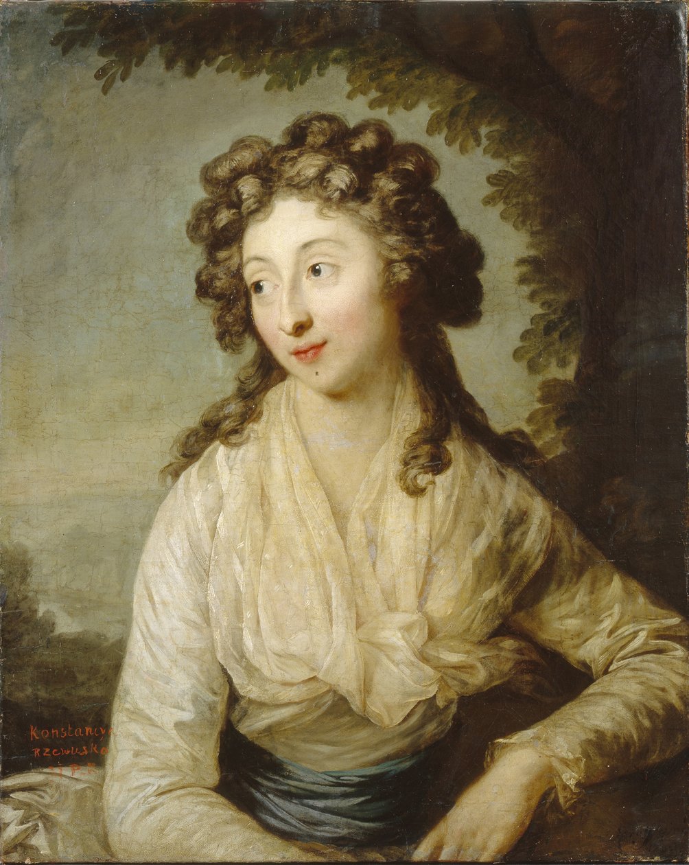 Portrét Konstancji Lubomirské Rzewusky, 1789 od Anton Graff