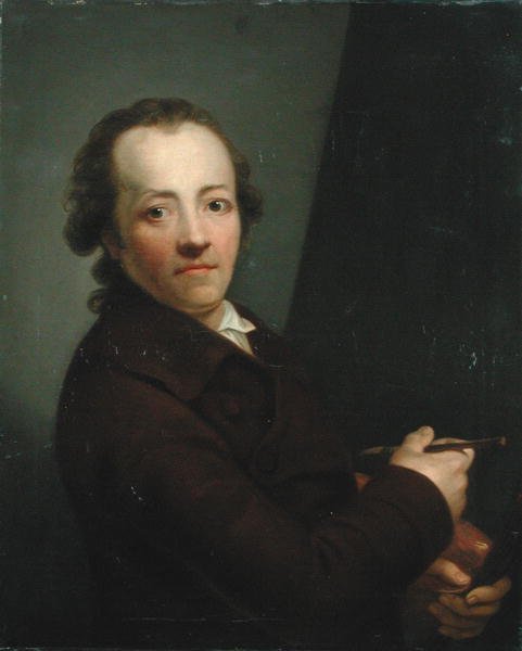 Autoportrét v 50 letech, 1787 od Anton Graff