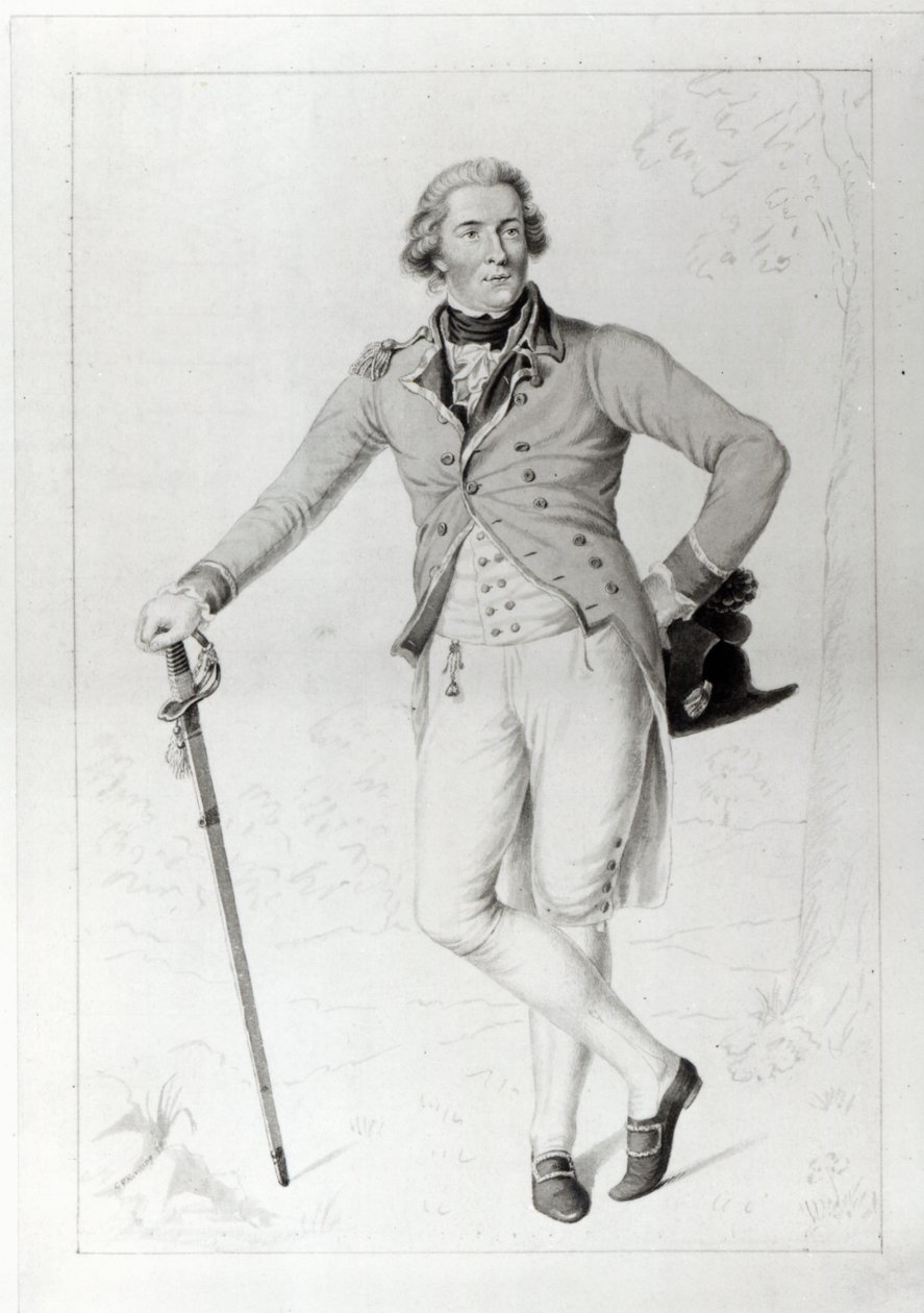 Thomas Bruce, 7. hrabě z Elginu, vyryl George Perfect Harding, 1787 od Anton Graff