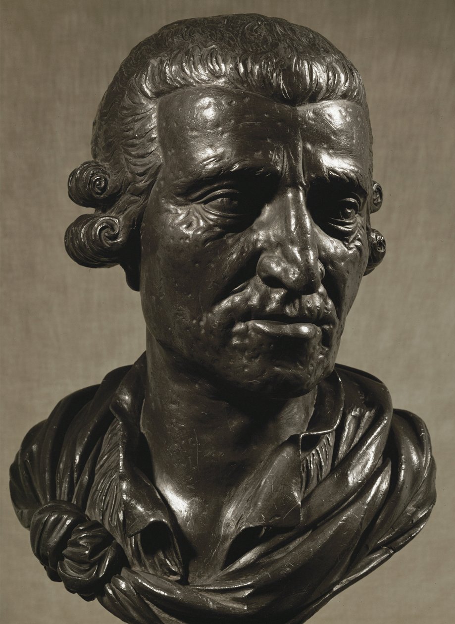 Joseph Haydn. Olověná busta ... od Anton Grassi
