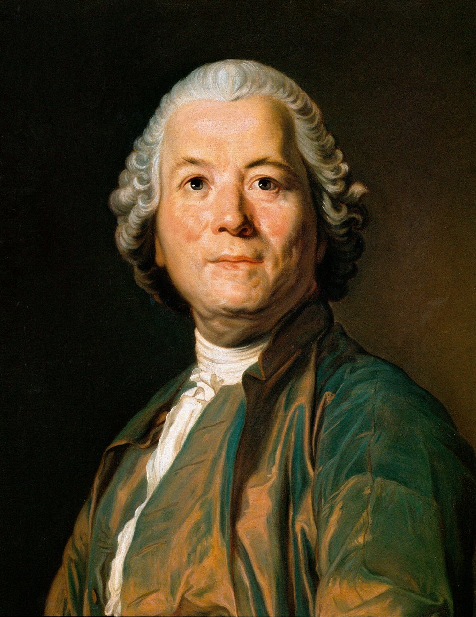 Portrét Christopha Willibalda Glucka (1714-1787), německého skladatele. Obraz Antona Hansmana (19. století) od Anton Hansman
