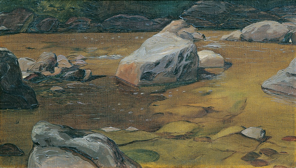 skály v potoce od Anton Josef von Kenner