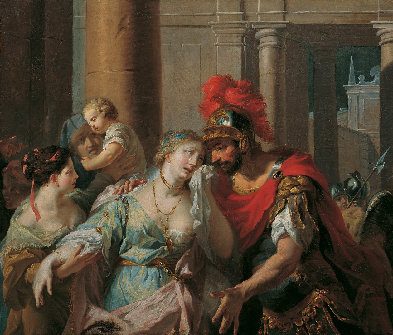 Hectorovo rozloučení s Andromache od Anton Kern