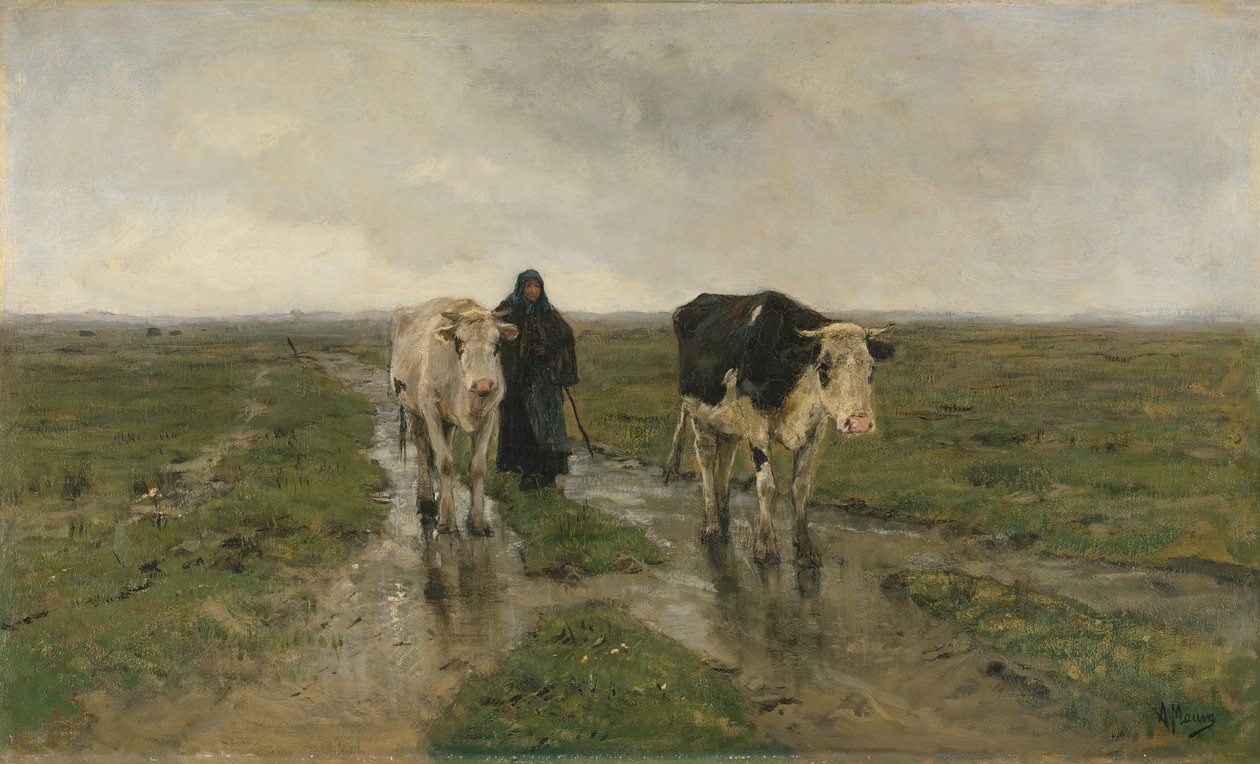 Změna pastviny, ca. 80. léta 19. století. od Anton Mauve