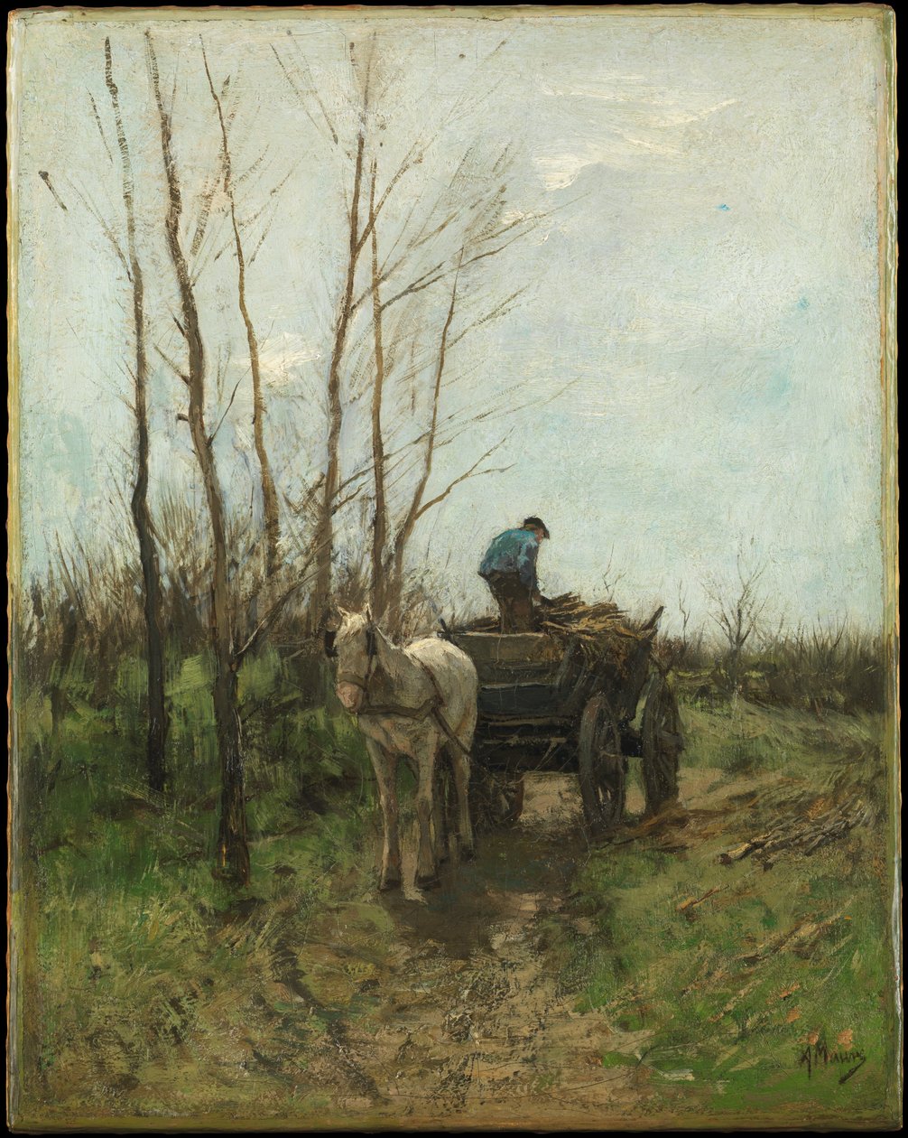 Sběr dřeva od Anton Mauve