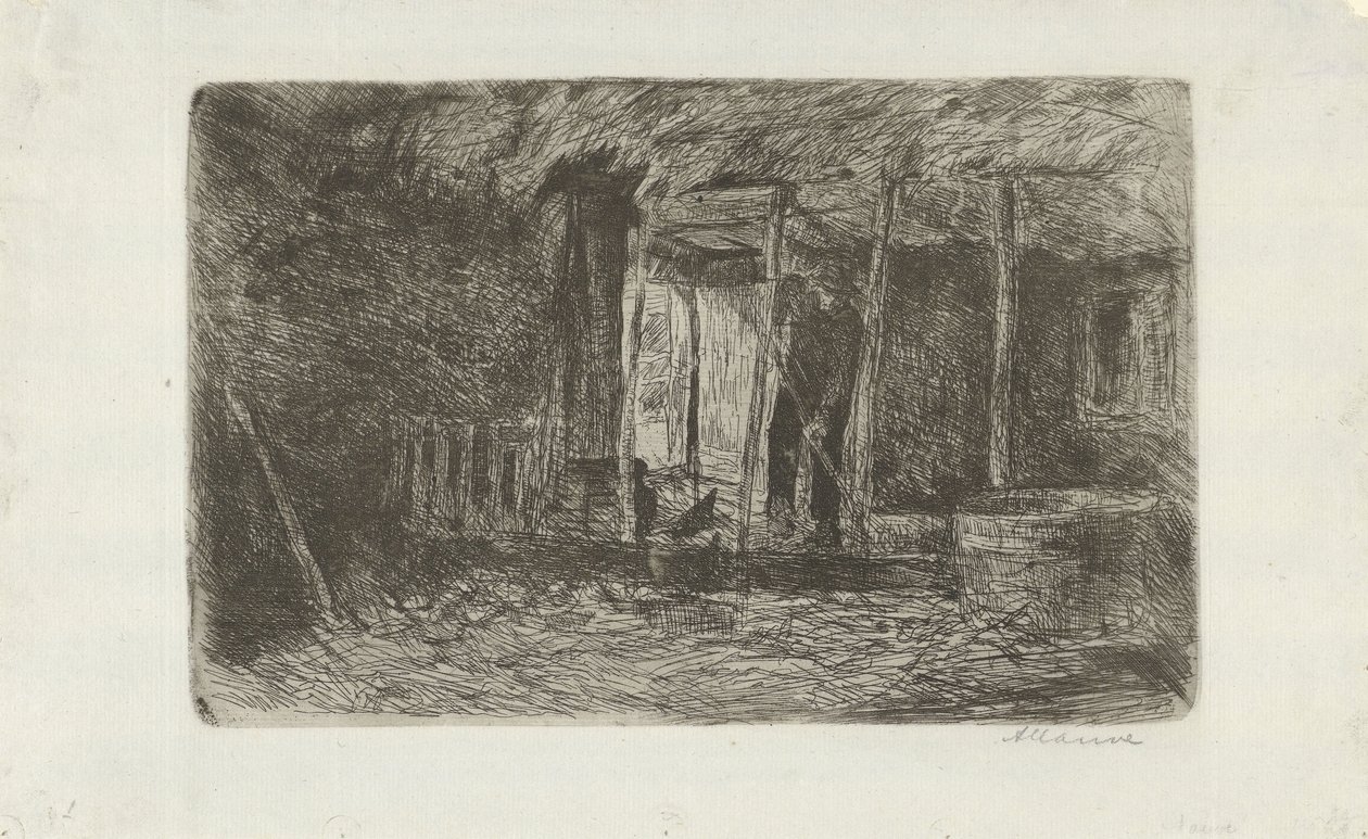 Bouda na seno od Anton Mauve