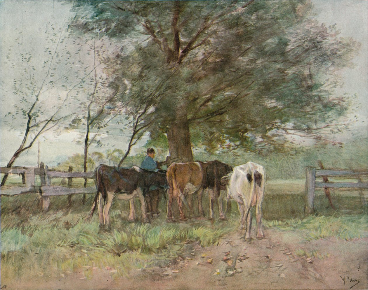 Doba dojení, c1858-1888, 1906-7 od Anton Mauve