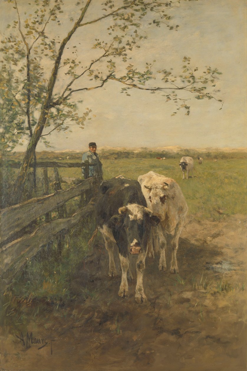 Ohyb mléka od Anton Mauve