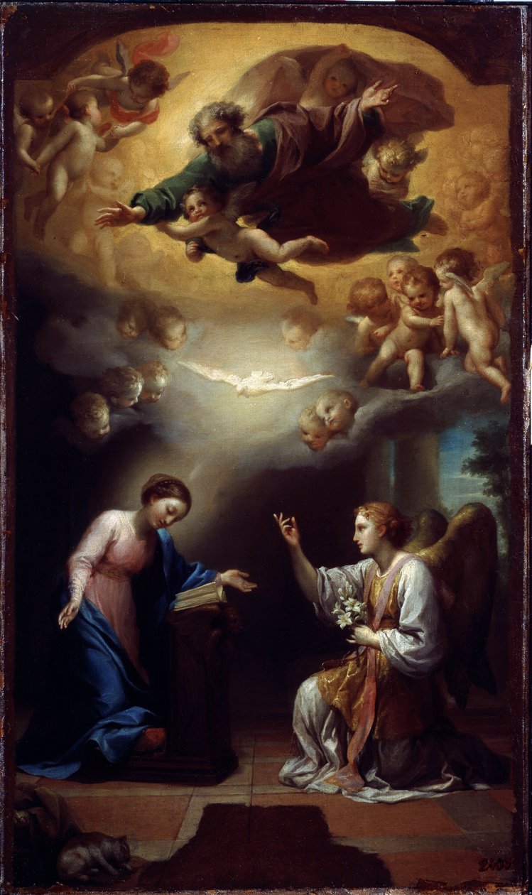 Zvěstování, kolem 1767 (olej na plátně) od Anton Raphael Mengs