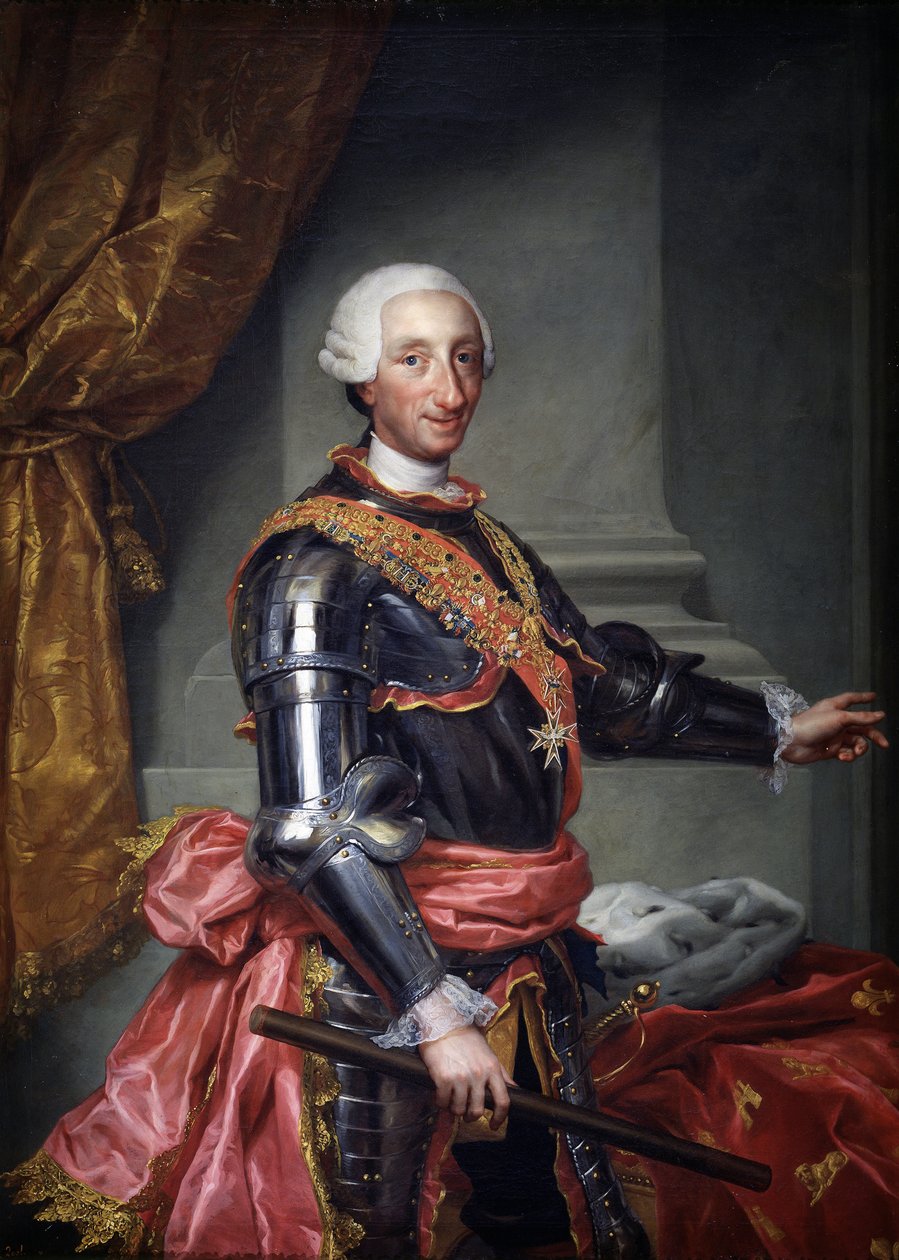 Karel III Španělska, asi 1761 od Anton Raphael Mengs