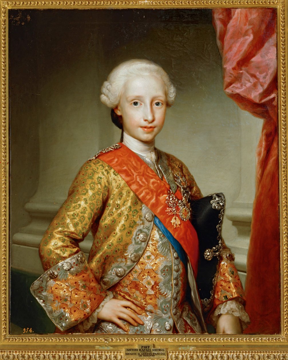 Kojenec Antonio Pascual de Bourbon ... (malba na plátně) od Anton Raphael Mengs