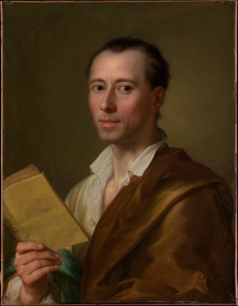 Johann Joachim Winckelmann (1717-1768) od Anton Raphael Mengs
