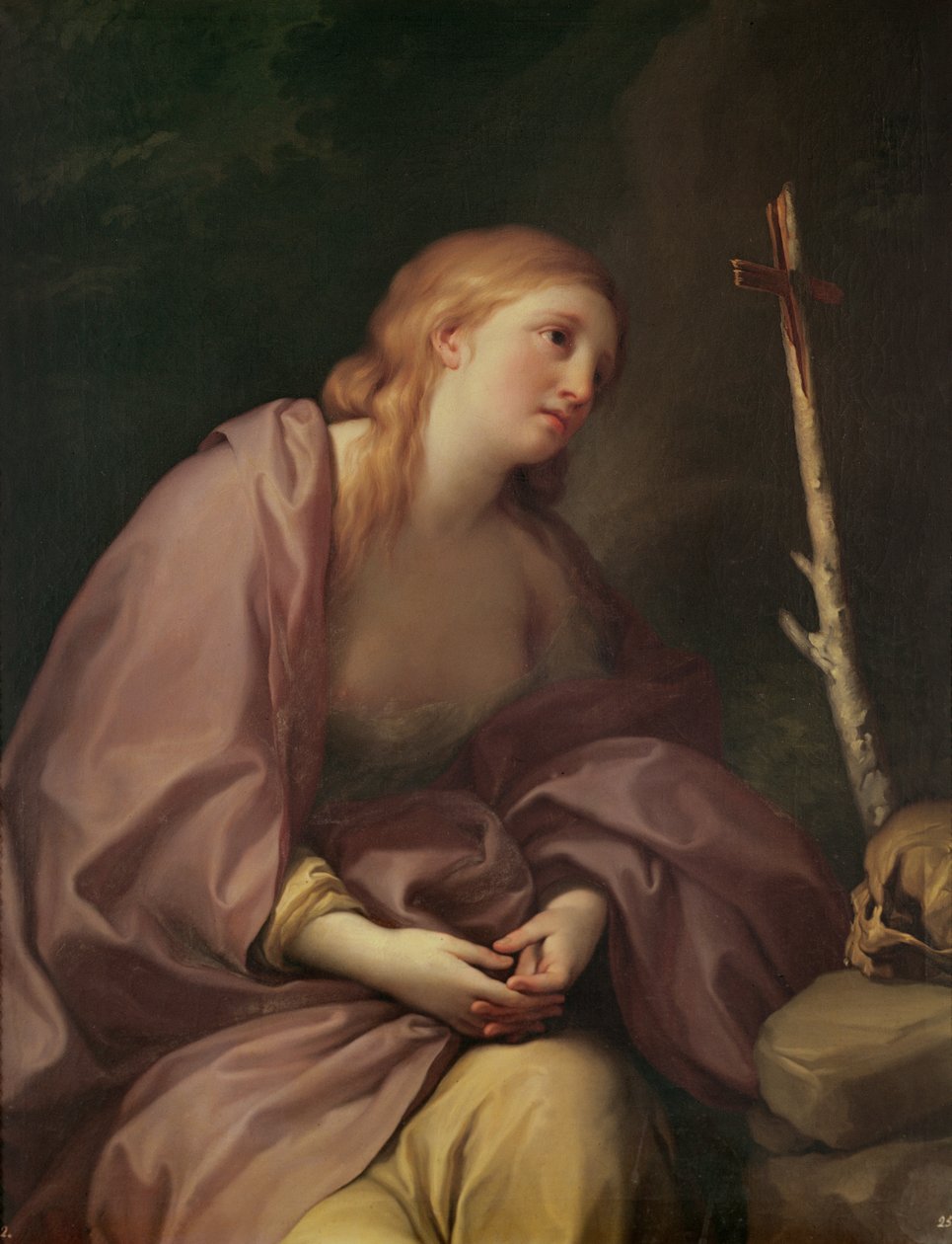 Kajícnice Magdalena, kolem 1765 od Anton Raphael Mengs