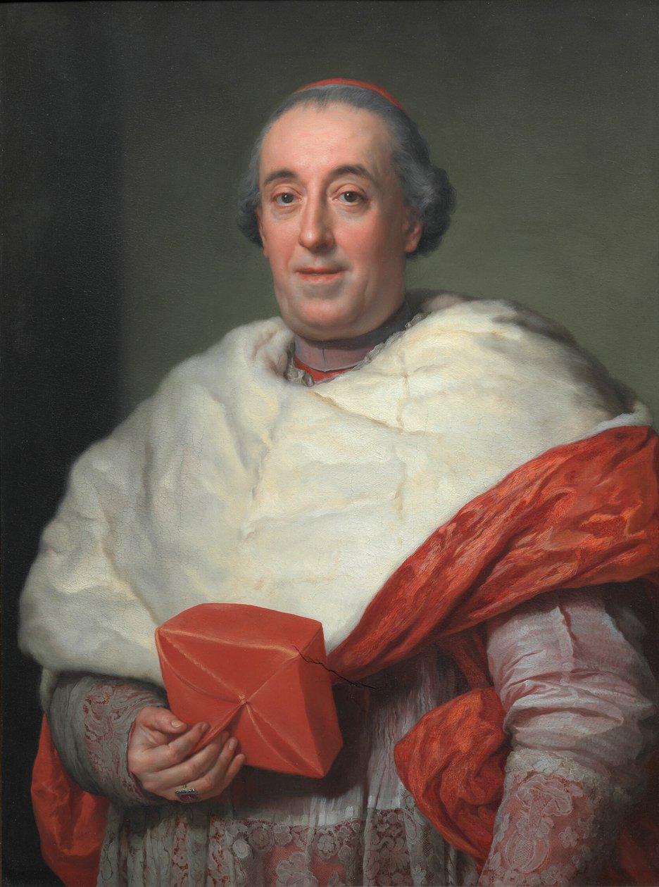 Portrét kardinála Zelady od Anton Raphael Mengs
