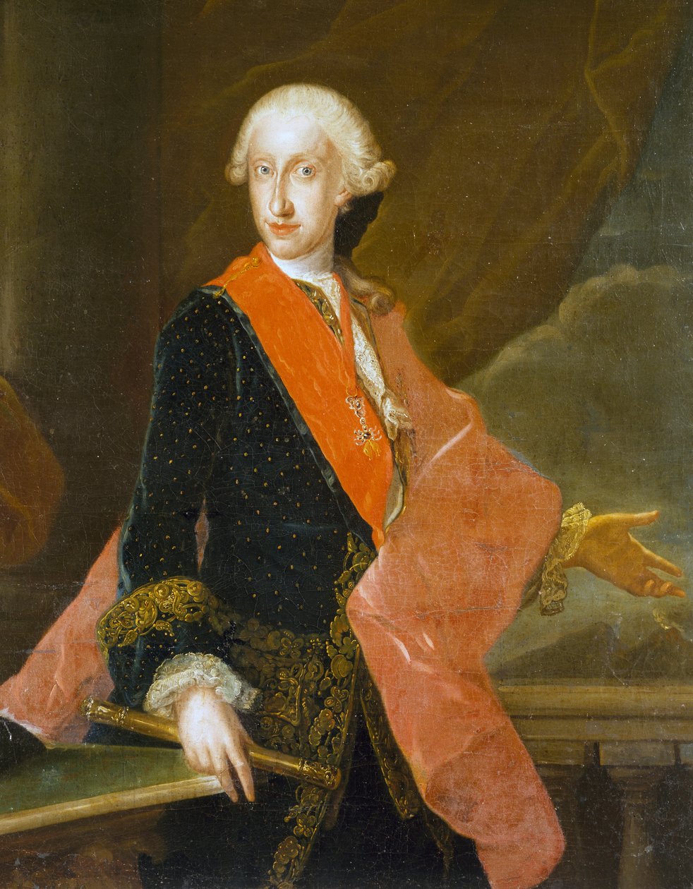 Portrét Karla IV Bourbonského (Portici od Anton Raphael Mengs