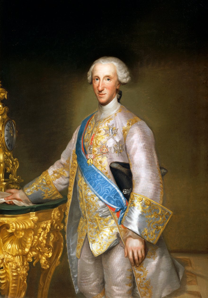 Portrét Dona Luise Antonia Jaime de Bourbon, od Antona Raphaela Mengse, kolem roku 1774, olej na plátně od Anton Raphael Mengs