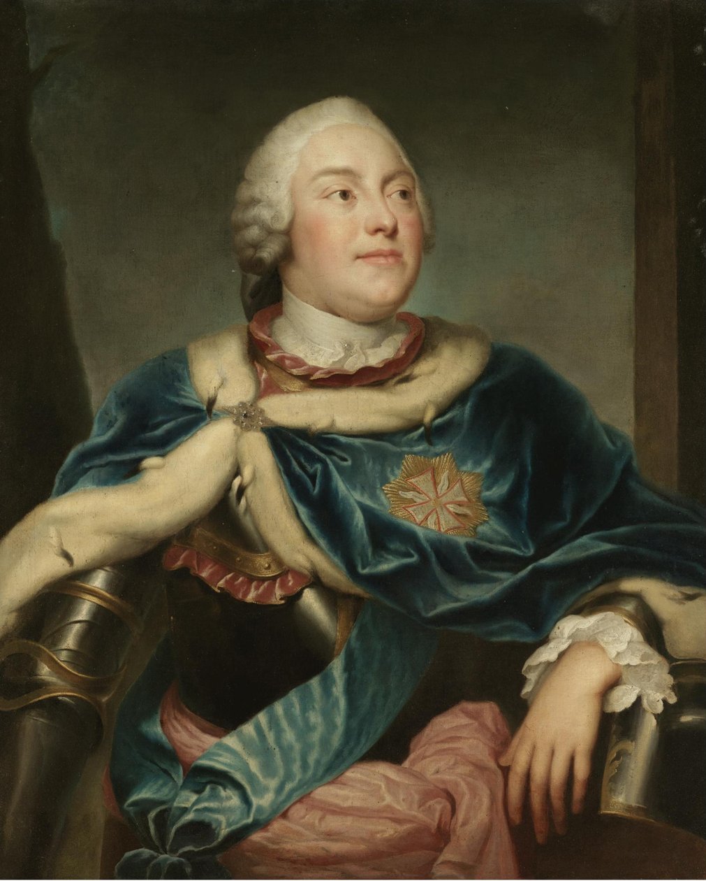 Portrét Fredericka Christiana, saského kurfiřta 1722-1763 od Anton Raphael Mengs