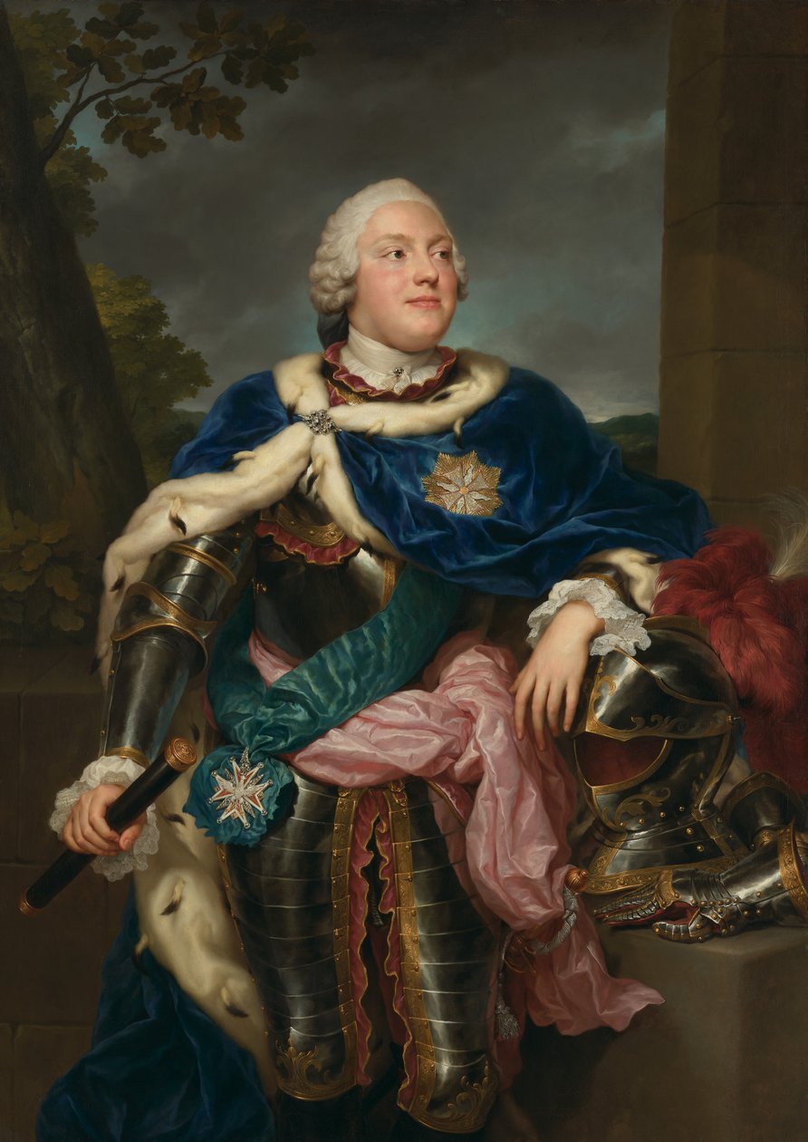 Portrét Friedricha Christiana, saského prince od Anton Raphael Mengs