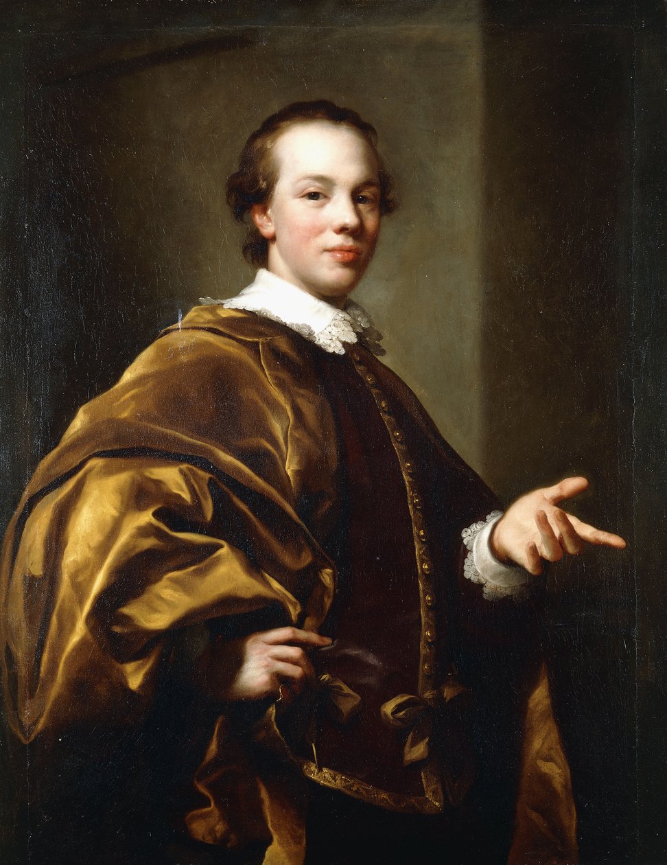 Portrét Jana, 7. hraběte z Galloway, tříčtvrteční, kolem roku 1758 od Anton Raphael Mengs
