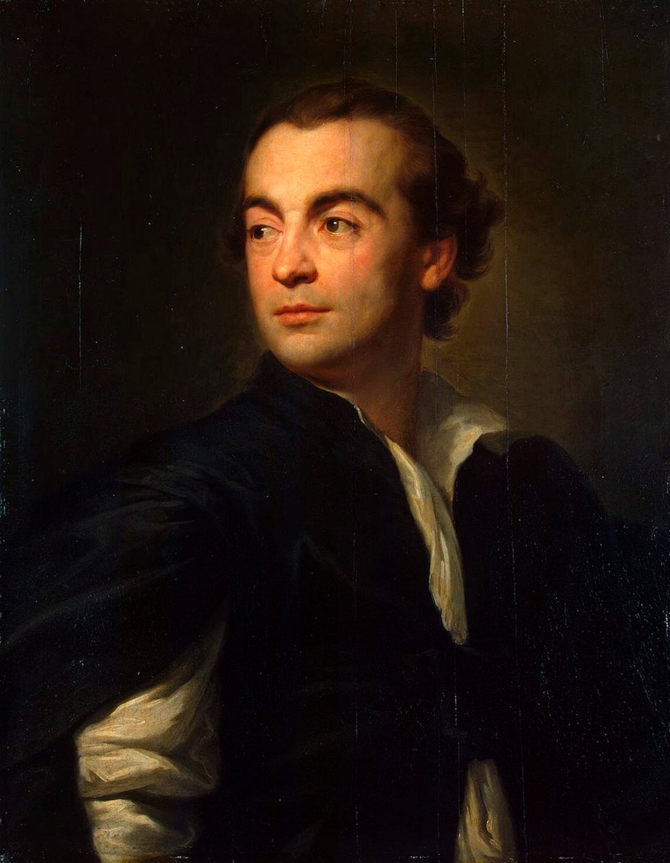 Portrét historika umění a archeologa Johanna Joachima Winckelmanna, 1717-1768, 1774-1776. od Anton Raphael Mengs