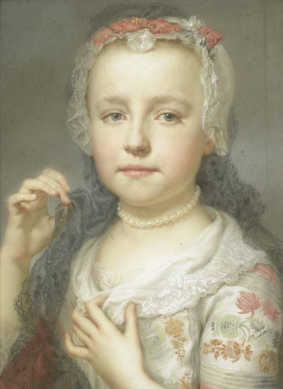 Portrét mladé dívky, pravděpodobně Julie Carlotta Mengs, sestra umělce od Anton Raphael Mengs