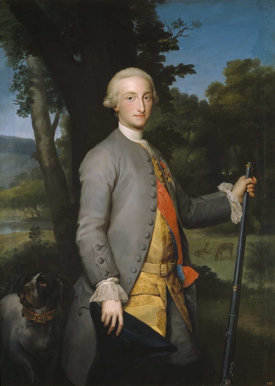 Princ asturský, budoucí Karel IV. španělský od Anton Raphael Mengs