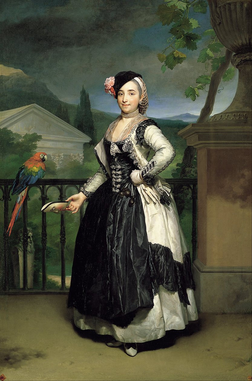 Portrét markýzy z Llana od Anton Raphael Mengs