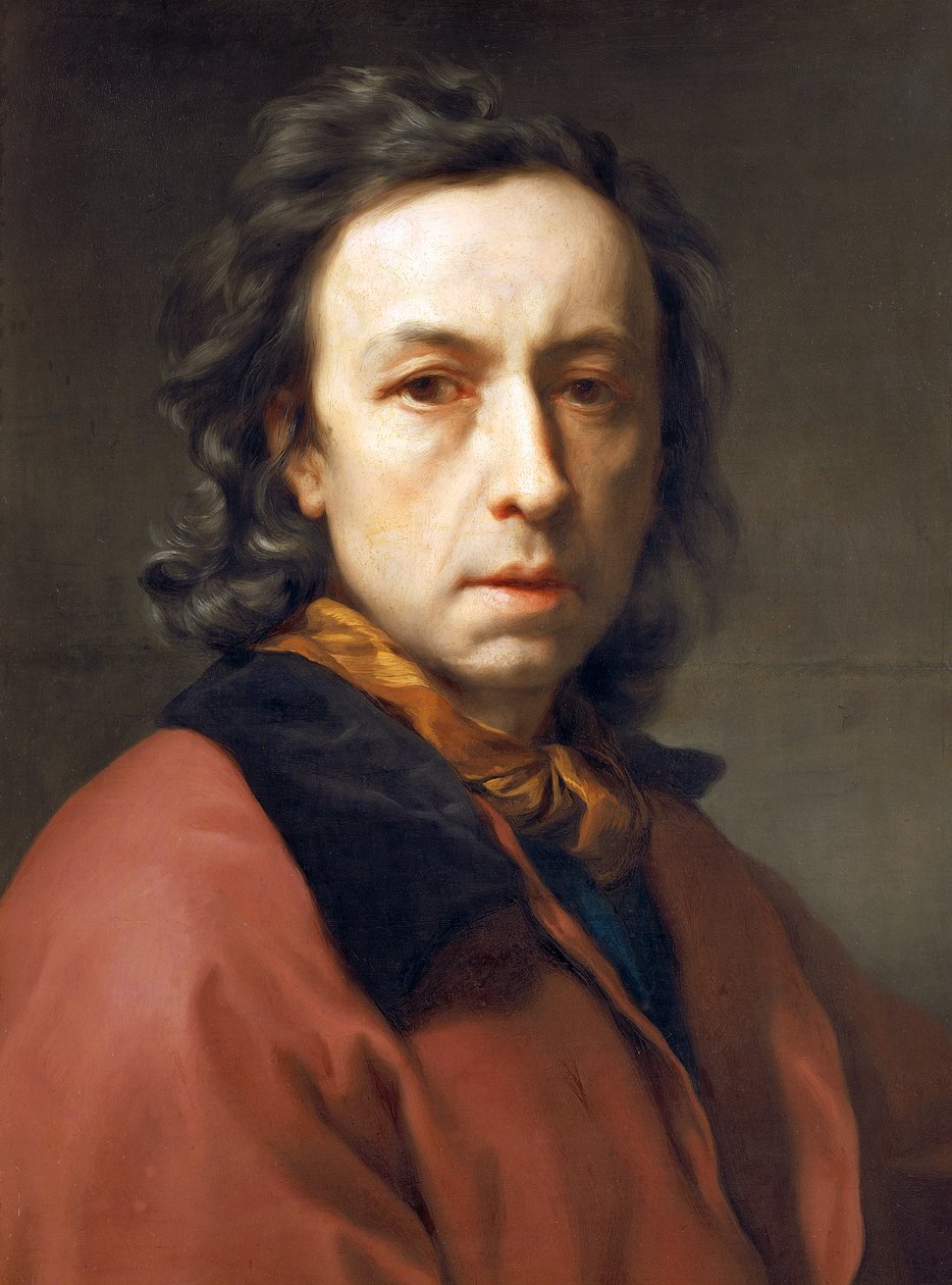 Autoportrét, Anton Raphael Mengs od Anton Raphael Mengs