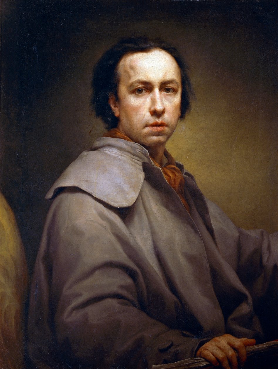 Autoportrét, Anton Raphael Mengs, kolem roku 1776, olej na plátně od Anton Raphael Mengs