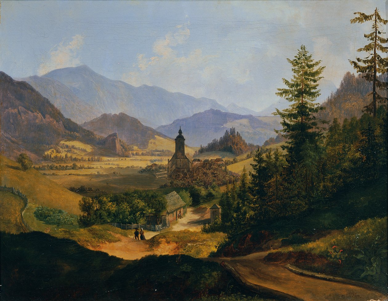 Josephsberg poblíž Mariazell od Anton Schiffer