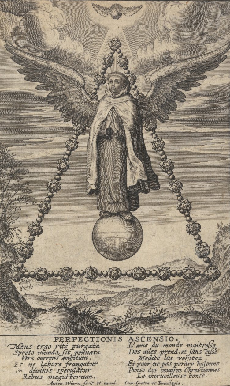 Perfectionis Ascensio, ze Života svatého Jana od Kříže, 1622-24. od Anton Wierix